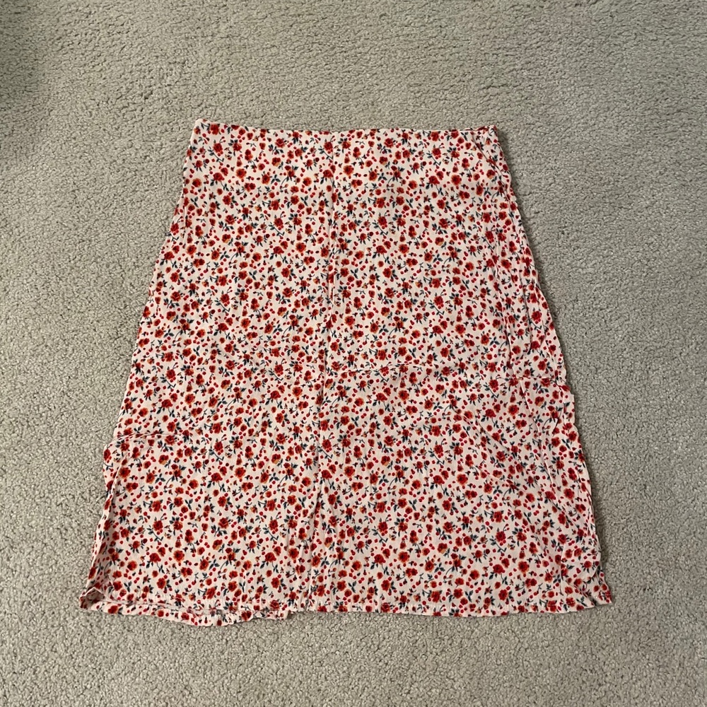 Brandy Melville Floral Skirt